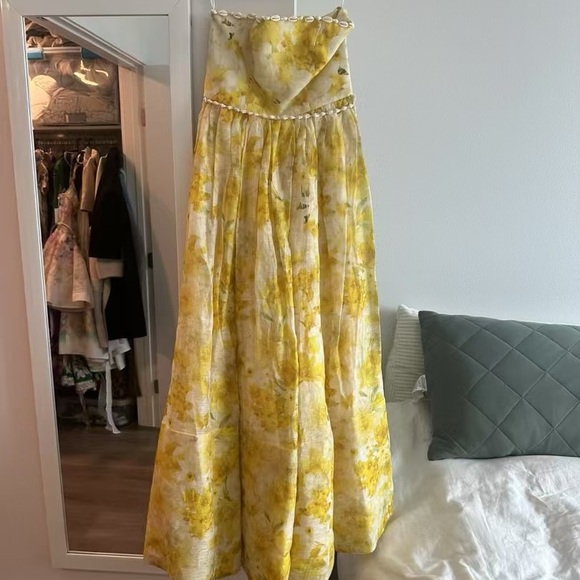Floral Strapless Maxi Dress ZIMMERMANN